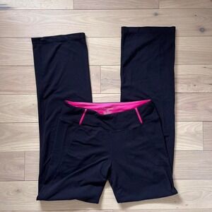Y2k Yoga Pants Womens Sz S Black & Pink athleisure yoga pilatesprincess